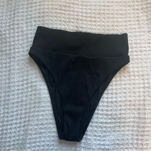 BRAND NEW! Aerie ribbed high waisted bikini bottom size small